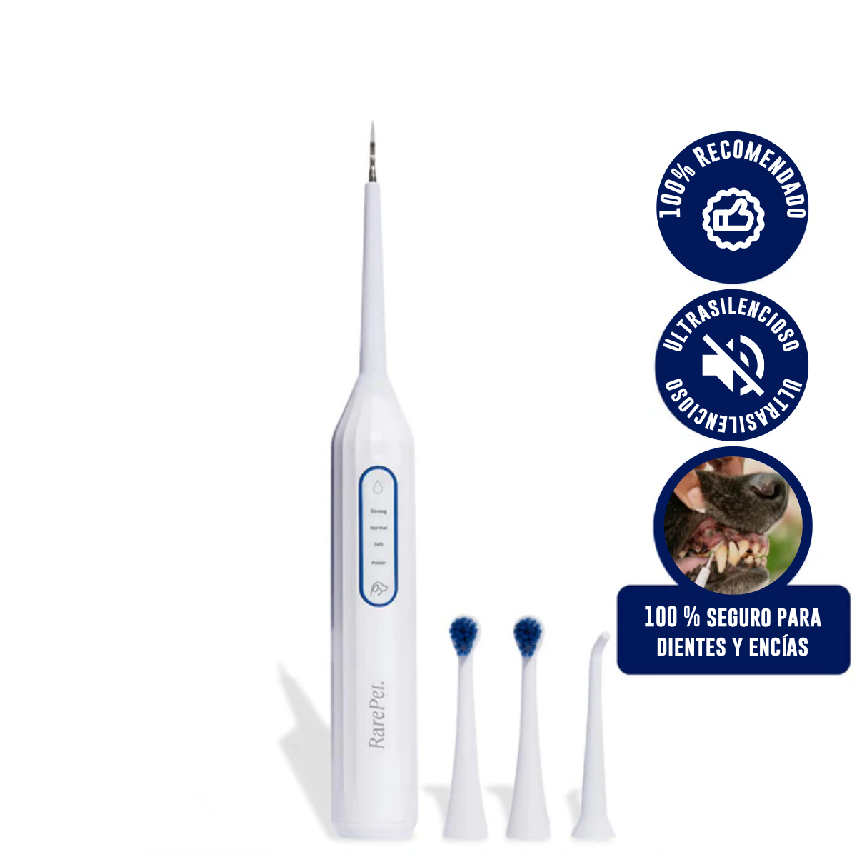 Kit Canivet - Eliminador sónico silencioso de placa y sarro para perros