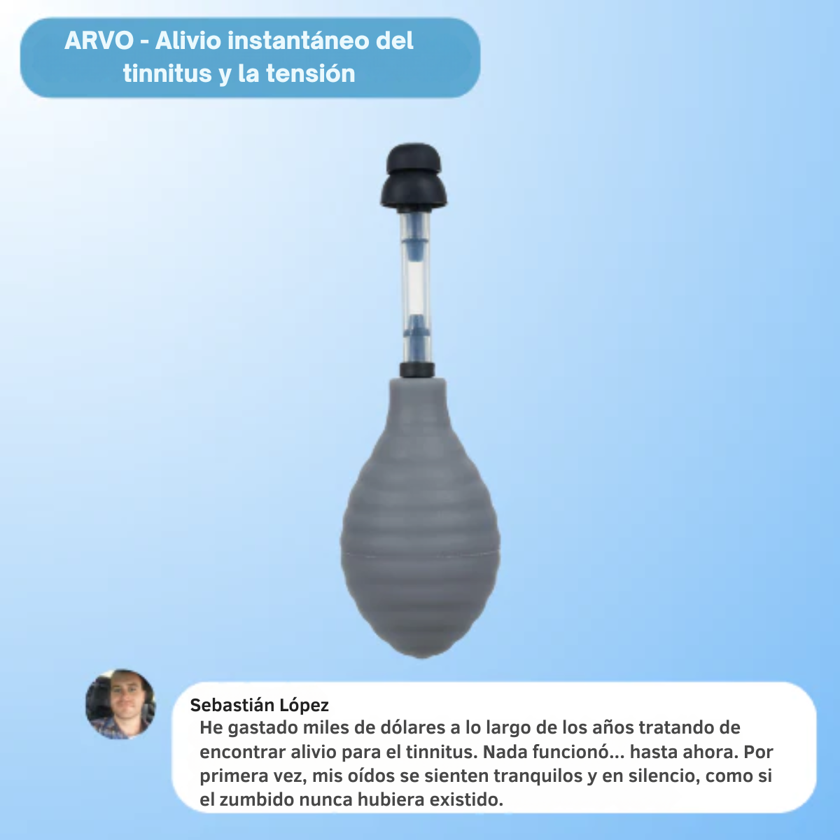 ARVO - Alivio instantáneo del tinnitus y la tensión + Regalo 🎁