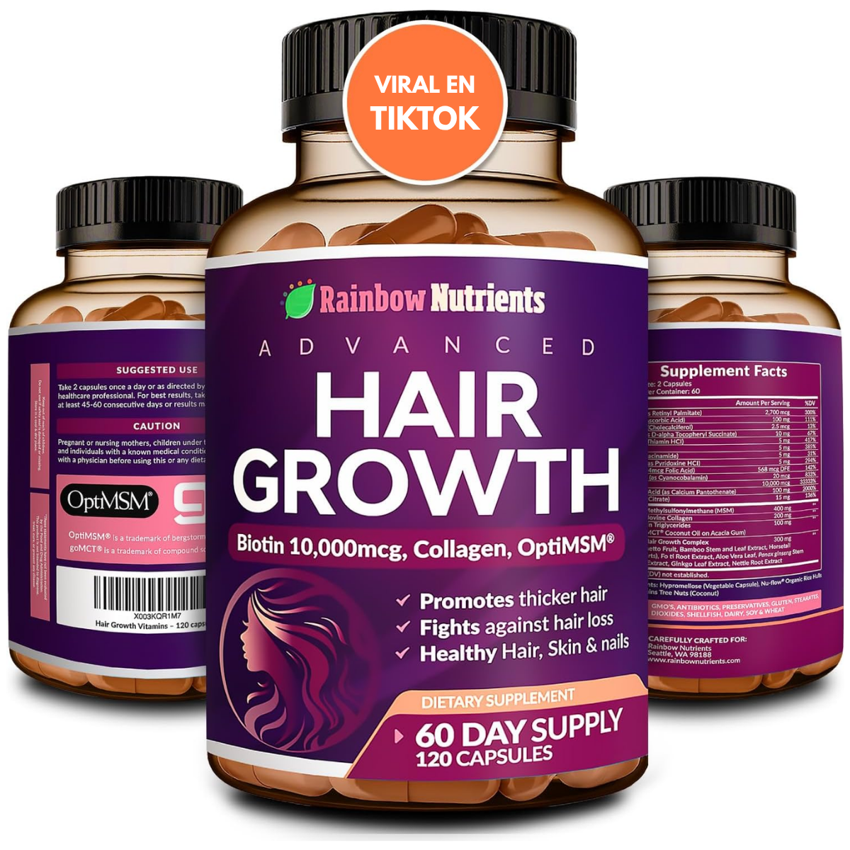 HairGrowth® - Vitaminas Para El Crecimiento del Cabello