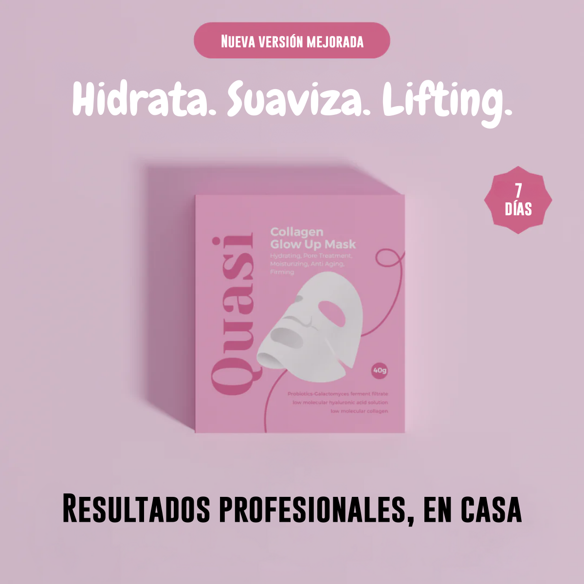 Mascarilla iluminadora de colágeno 2.0