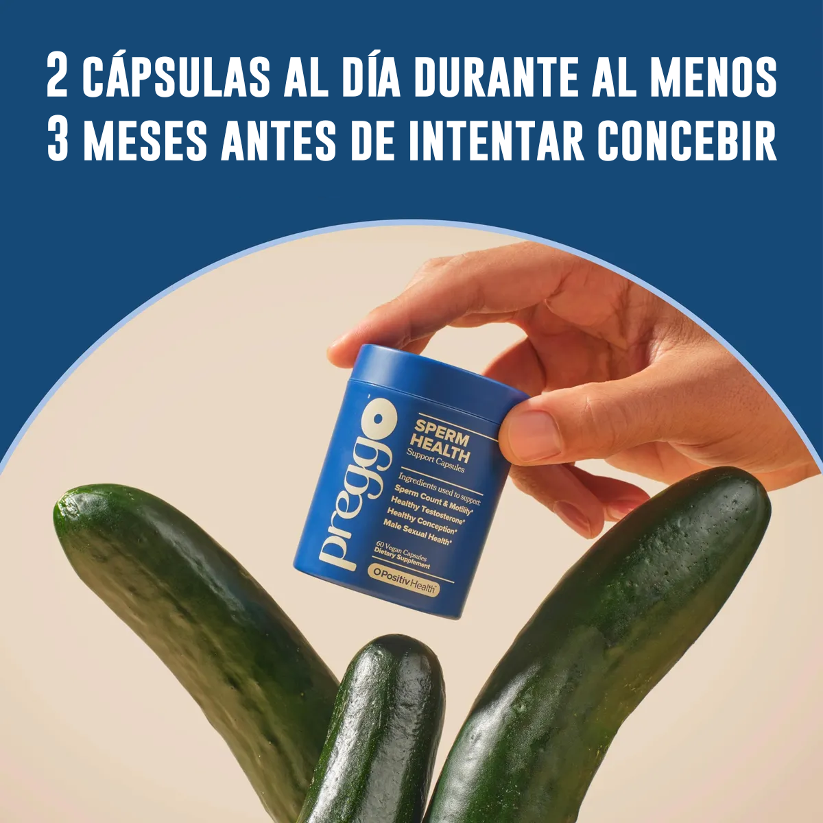 Cápsulas Sperm Health De Positiv Preggo®