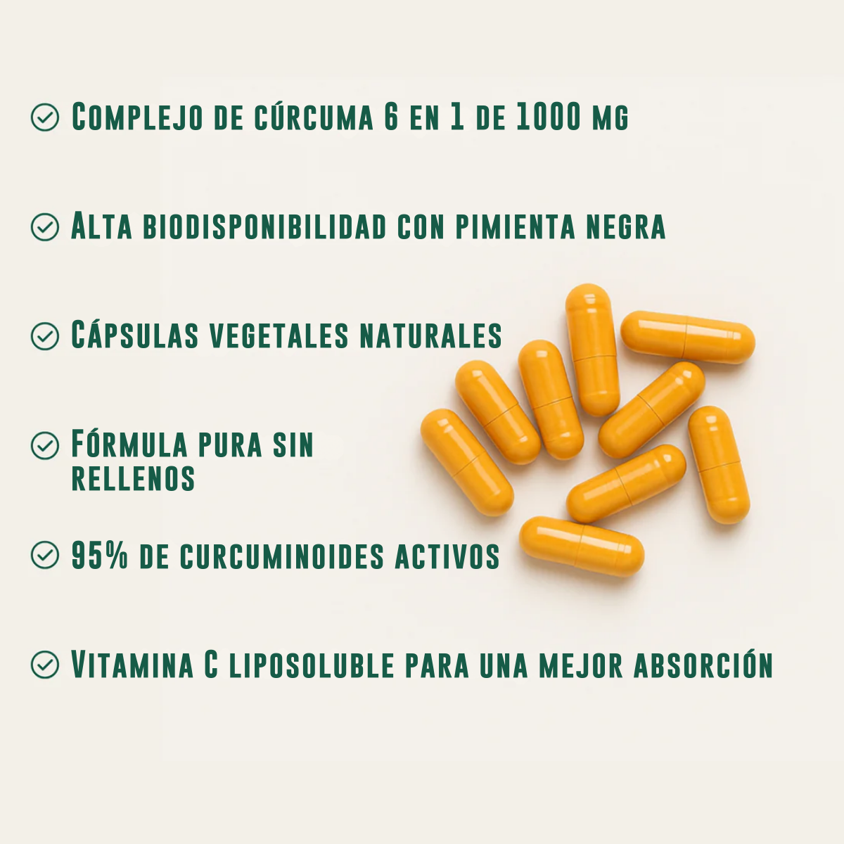 Turmeric Curcumin ® 120 cap + Regalo 🎁