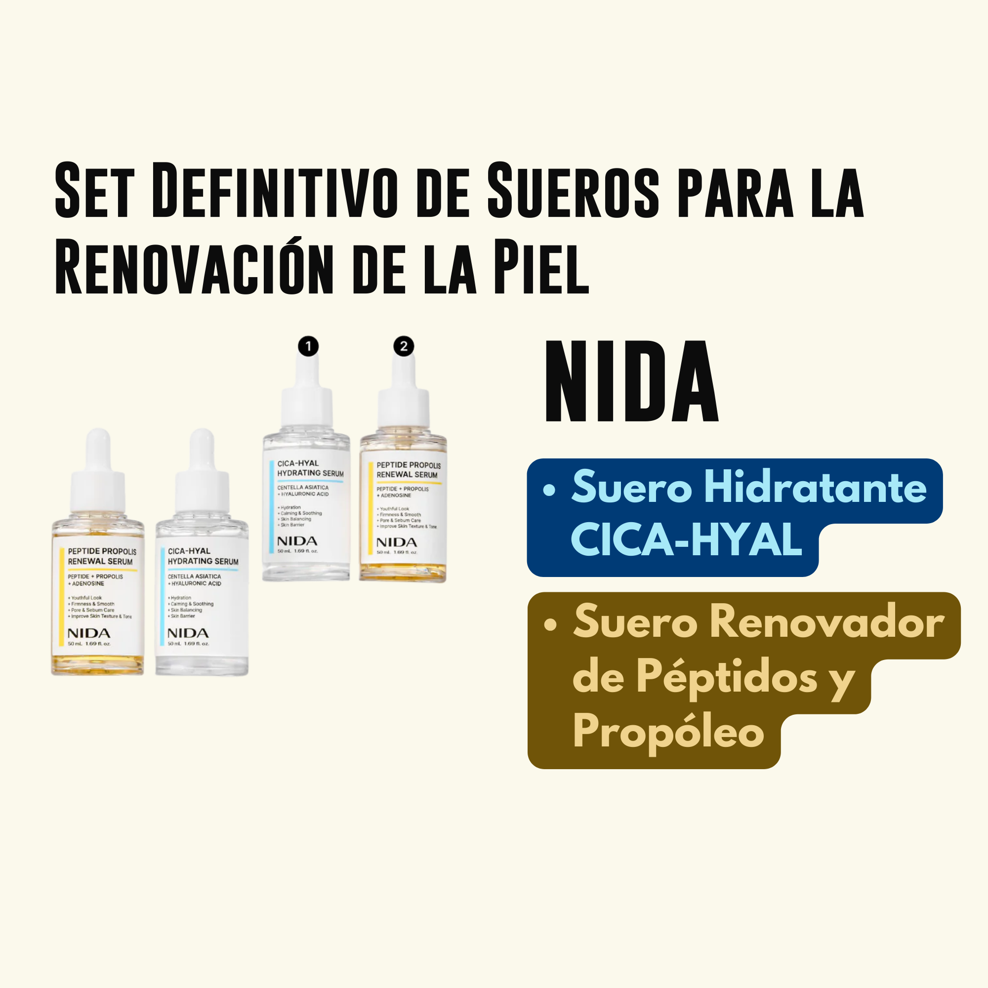 Paquete de Sueros Nida Ultimate Skin