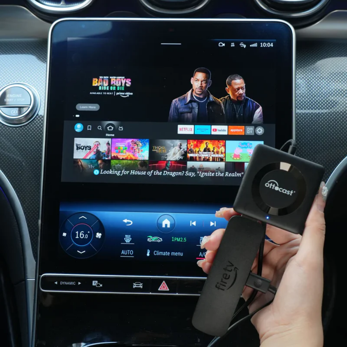 DriveCast™: Car Play + Android Auto + Screen Mirroring + HDMI