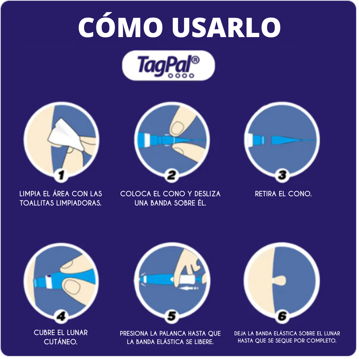 TagPal - Kit para eliminar verrugas