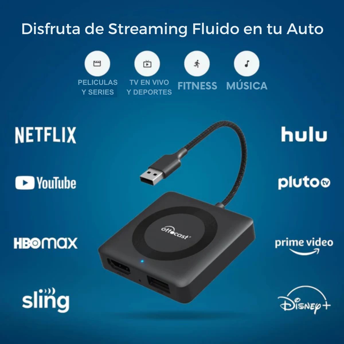 DriveCast™: Car Play + Android Auto + Screen Mirroring + HDMI